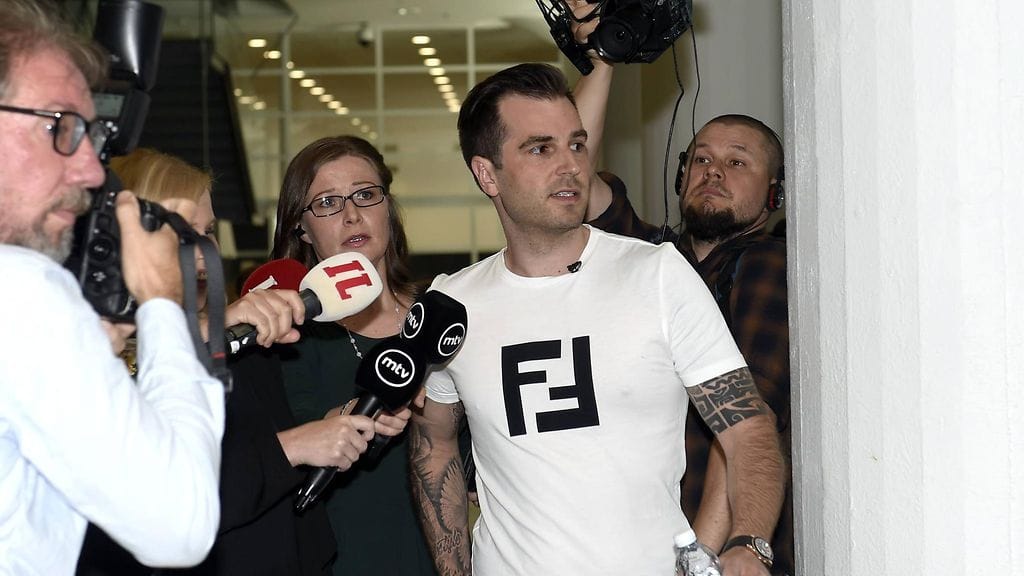 Katiska-huumeoikeudenkäynnin toinen pääsyytetty Niko Ranta-aho saapui Helsingin käräjäoikeuteen 23. kesäkuuta 2020.