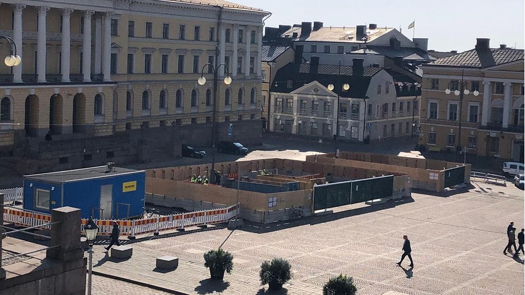 Senaatintori, arkeologiset kaivaukset, valtioneuvoston linna