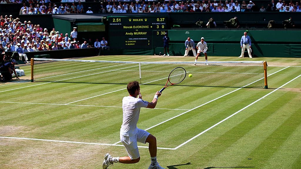 Andy Murray ja Novak Djokovic kohtasivat Wimbledonin finaalissa 2013.