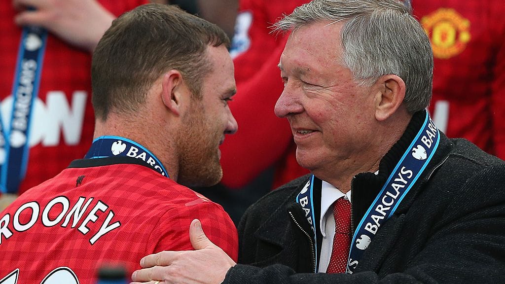 Wayne Rooney ja Sir Alex Fergoson