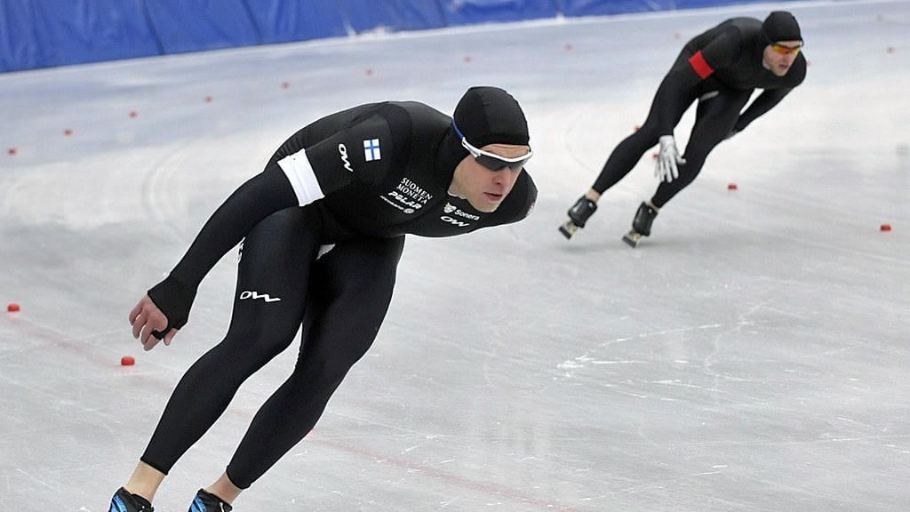 Pekka Koskela (edessä) ja Mika Poutala.