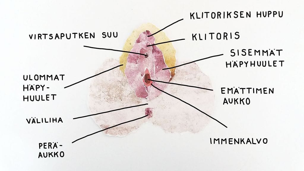 ulkoiset teksteillä