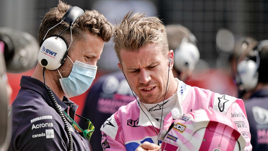 Nico Hülkenberg tuurasi kaudella 2020 vuorollaan Racing Pointin molempia kuljettajia.