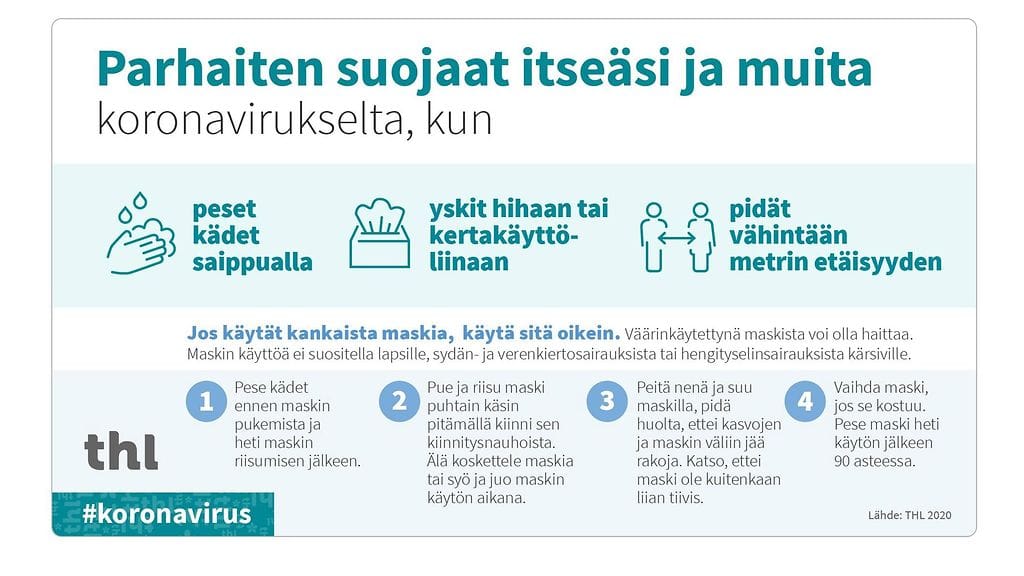 Lehtikuva: THL Maskimainos 3