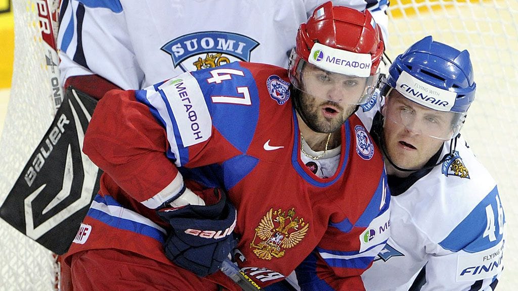 Janne Jalasvaara nautti pystypainista Aleksandr Radulovin kanssa.