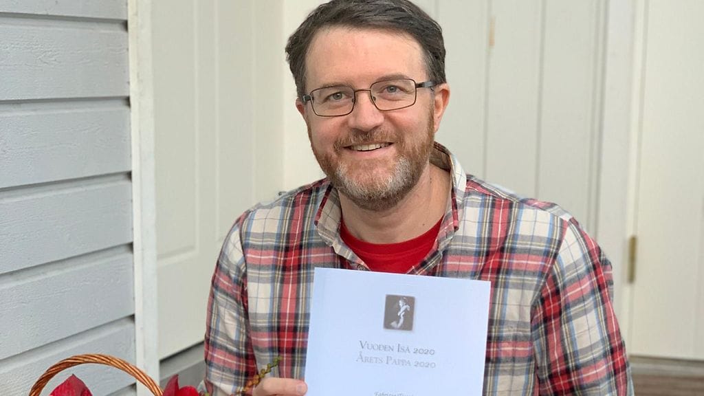 Espoolainen Fabrizio Trotti on yksi kolmesta Vuoden isä -palkinnon saajista.