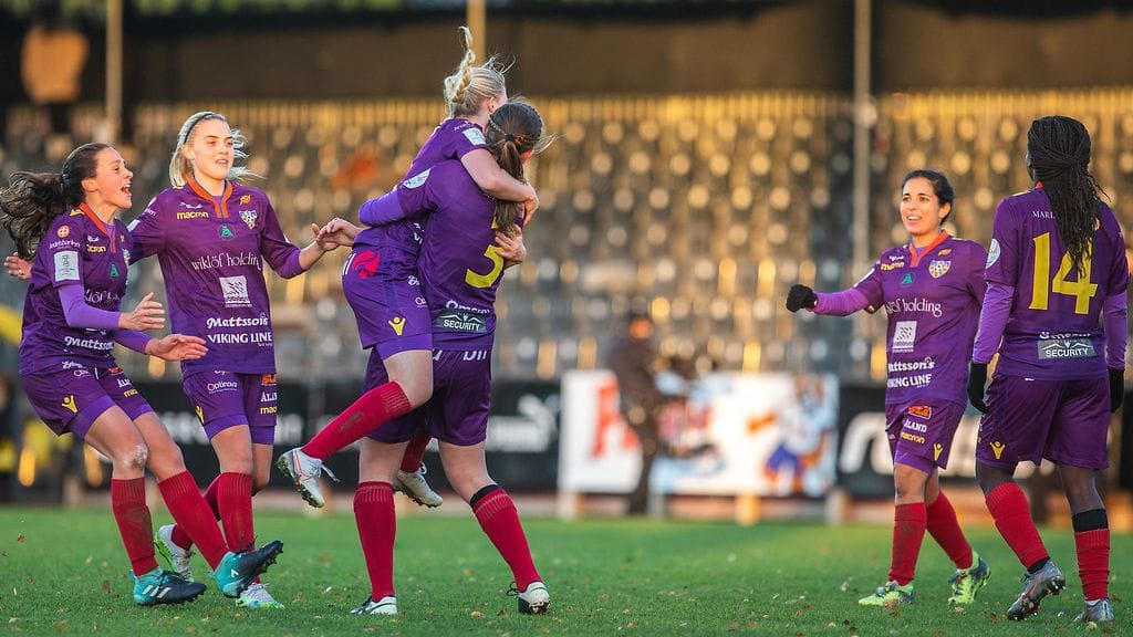 Åland United juhli sunnuntaina.