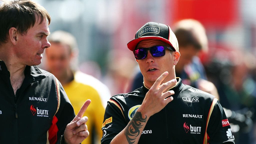 Kimi Räikkönen ja Alan Permane eivät olleet enää ylimpiä ystäviä Intian GP:n välikohtauksen jälkeen.