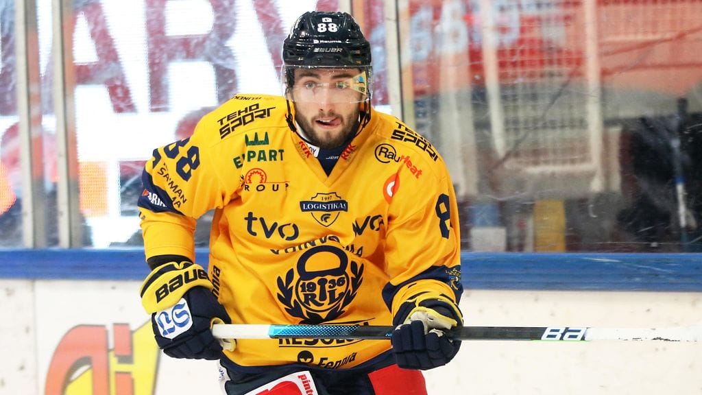 Lukon Daniel Audette on tehnyt JYPiä vastaan jo kaksi maalia.