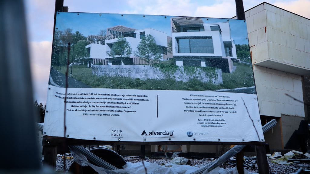 OMA, ÄLÄ KÄYTÄ MUISSA JUTUISSA: Haikoonlammentien rakennustyömaa