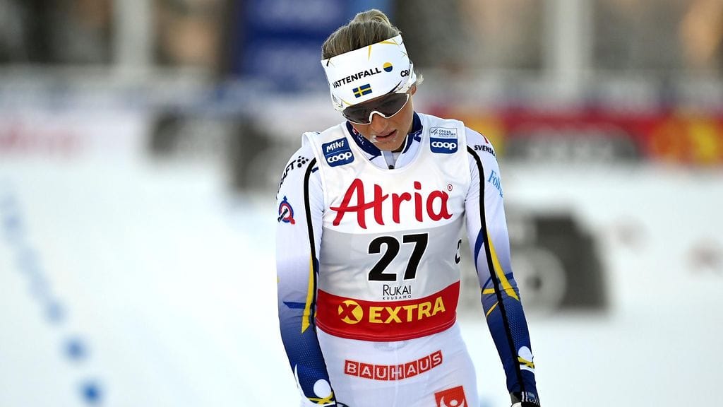 Ruotsalaistähti Frida Karlsson maansa myyneenä Rukan maalialueella – ei vastannut kysymykseen Therese Johaugista