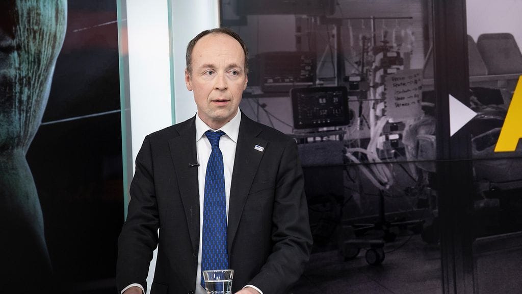 Perussuomalaisten puheenjohtaja Jussi Halla-aho