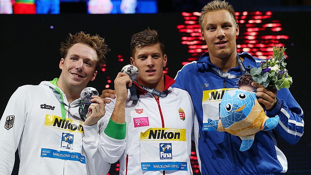 19-vuotias Matti Mattsson (oik.) palkittiin MM-pronssilla.