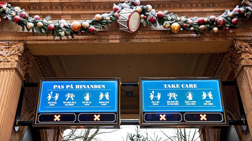 Tanskan koronatoimet Tivolissa