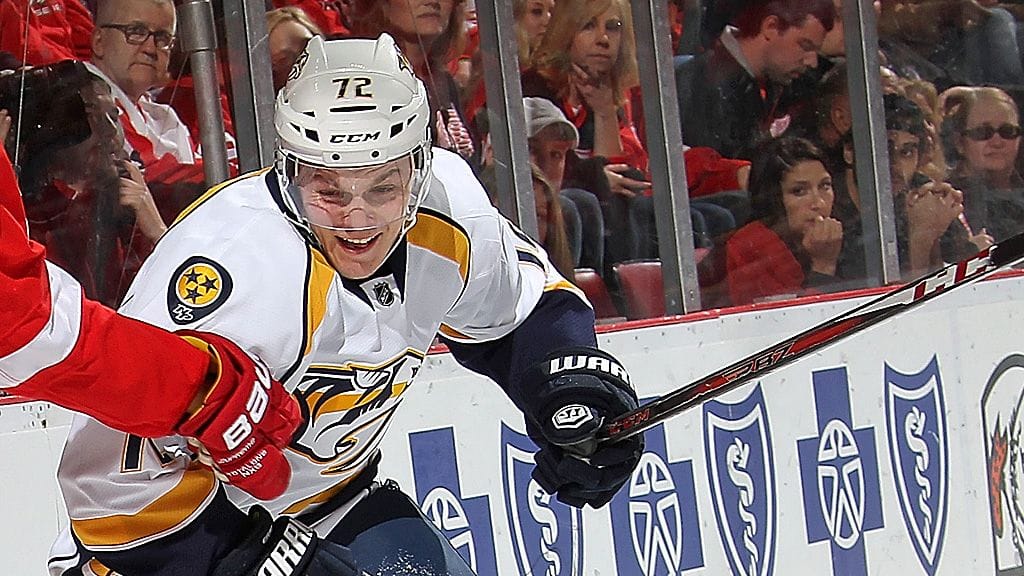 Joonas Rask NHL-debyytissään.