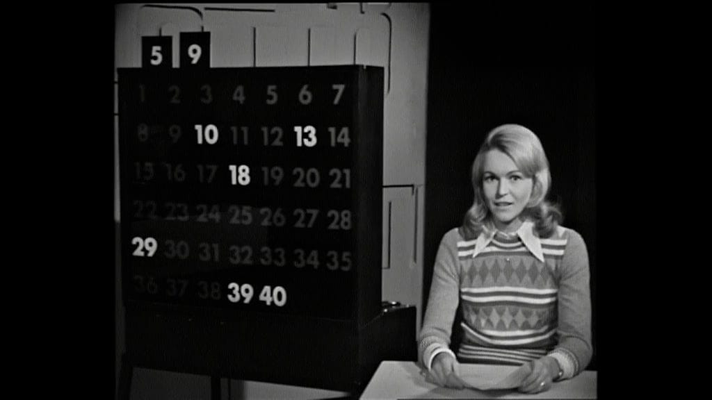 Nostalgiatrippi! Tältä näytti lottoarvonta vuonna 1975