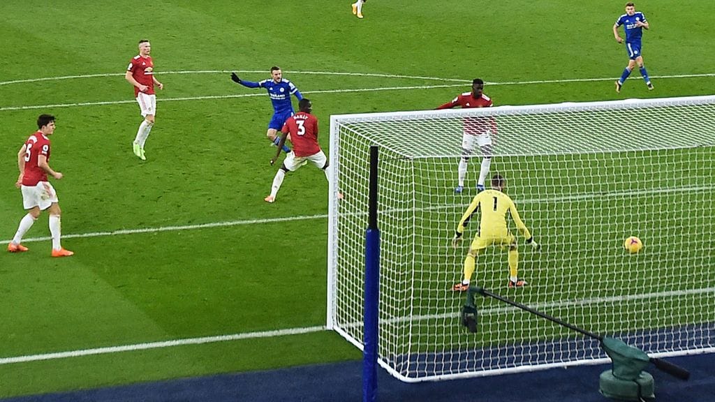 Leicester ja Manchester United tasasivat pisteet lukemin 2-2.