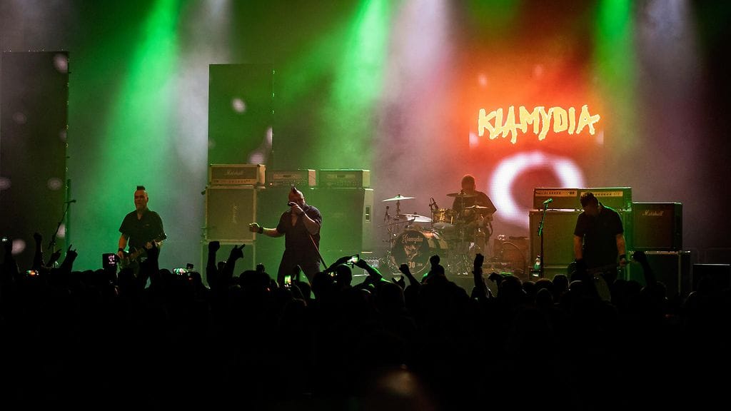 Arkistokuva Klamydia-yhtyeen keikalta.