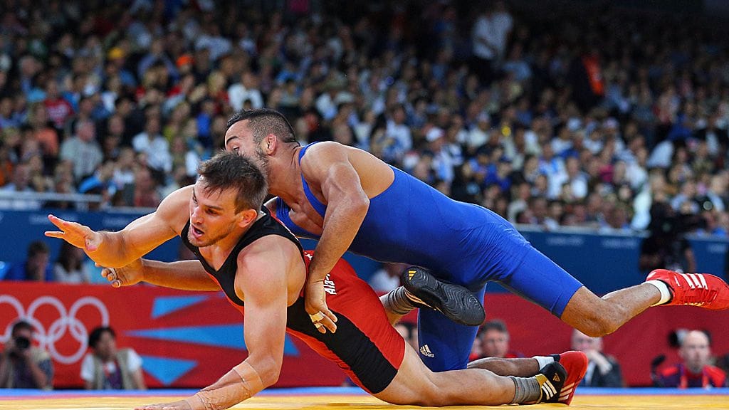 Jarkko Ala-Huikku Lontoon olympiamolskilla.