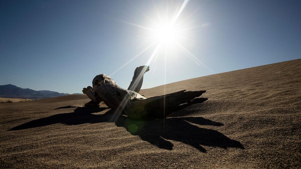 aop kuolemanlaakso death valley kuuma kuumuus helle aurinko lämpöennätys
