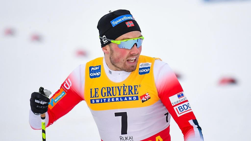 Emil Iversen oli muiden norjalaisten tavoin sivussa Tour de Skiltä. Hän kilpaili viime viikonloppuna Norjan cupissa Lygnassa. KUVA: All Over Press