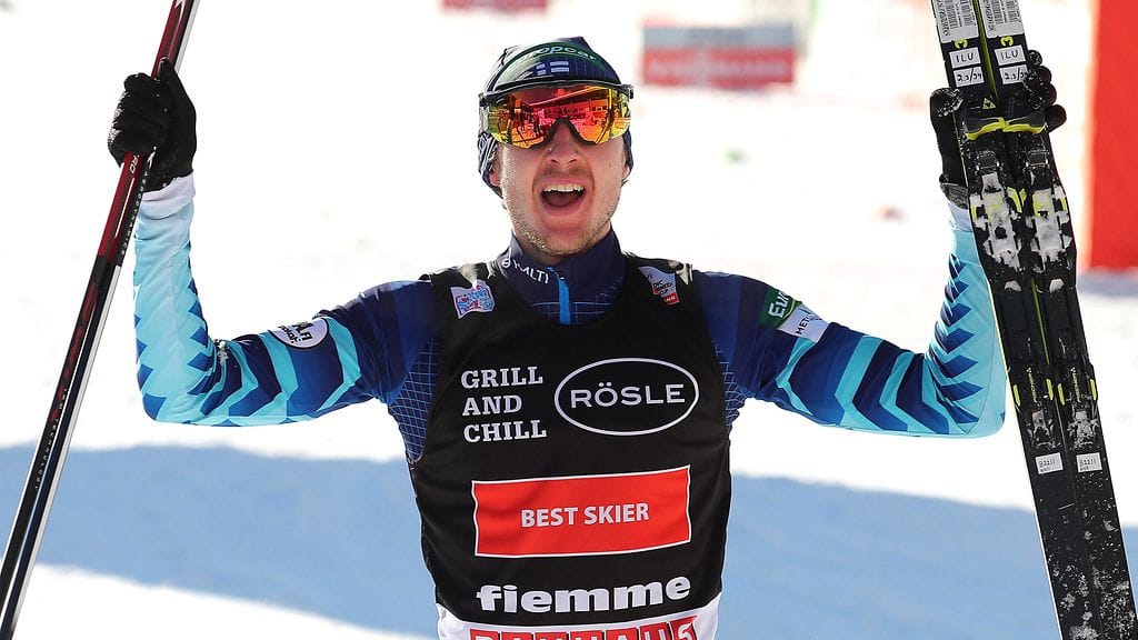 Ilkka Herola juhli maailmancupin osakilpailun kakkossijaa Val di Fiemmessa.