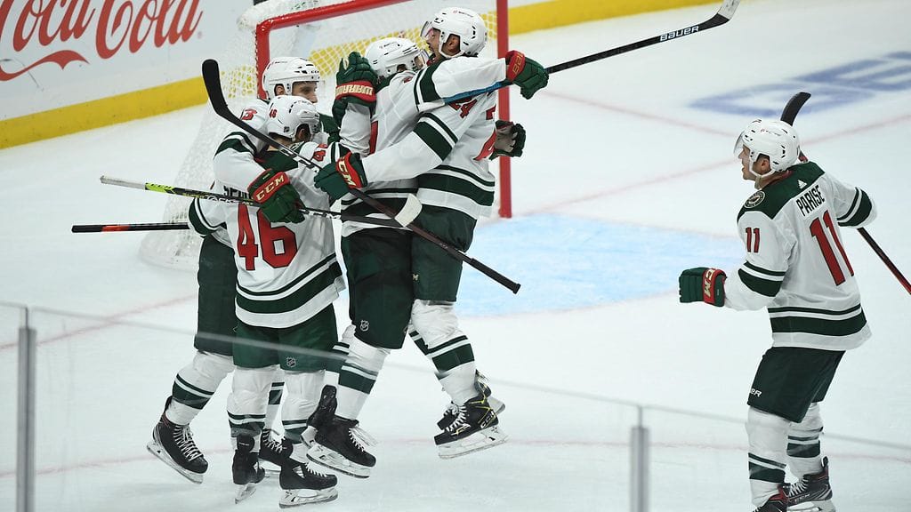 Minnesota Wild kellisti Los Angeles Kingsin jatkoajalla.