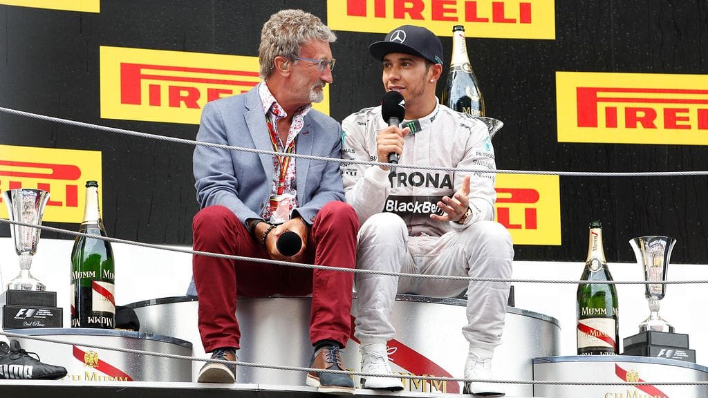 Eddie Jordan ei Lewis Hamiltonin pokkurointia katselisi.