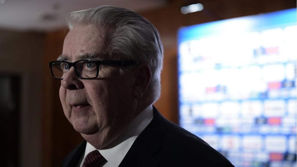 Kalervo Kummola vahvistaa, ettei Liettua voi toimia tällä varoitusajalla MM-kisaisäntänä.