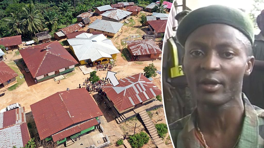 KUVA: KRP/AP. Komentaja Gibril Massaquoi esiintyi uutistoimisto AP:n haastattelussa.