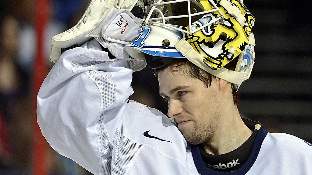 Joni Ortio oli yksi Leijonien avainpelaajista kolmannessa voitossa.