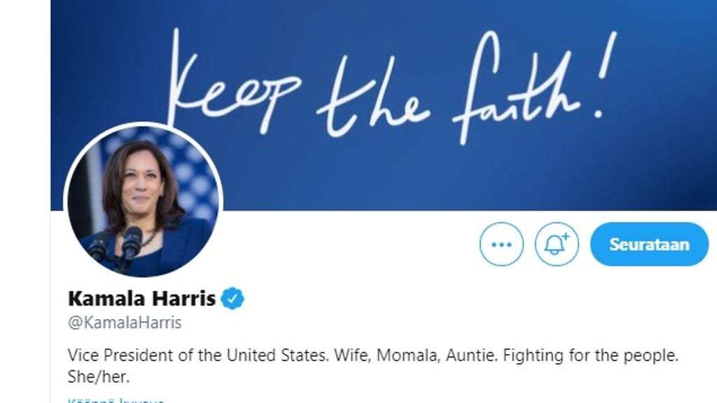 kamala harris twitter
