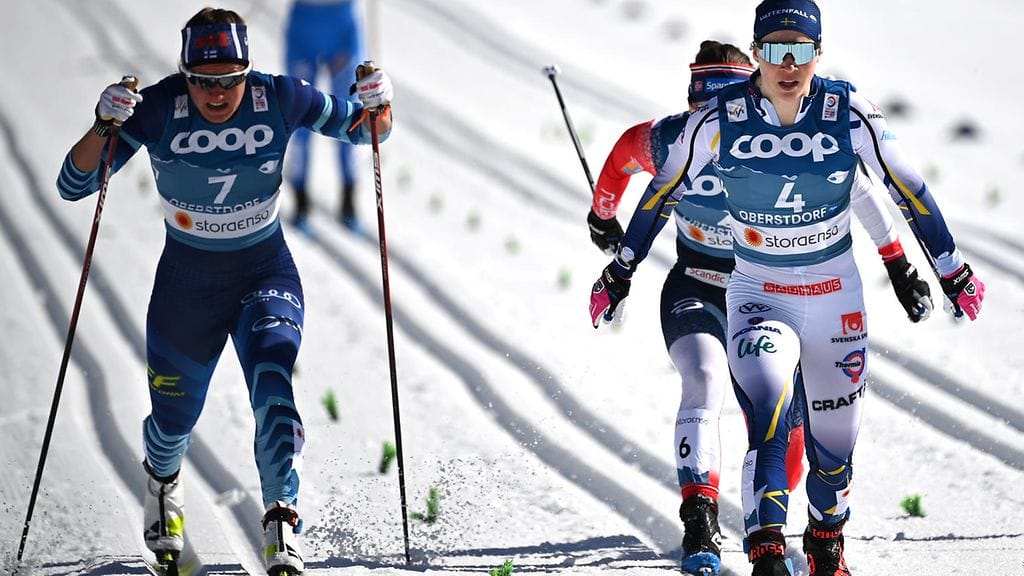 Katri Lylynperä onnistui Oberstdorfin MM-sprintissä.