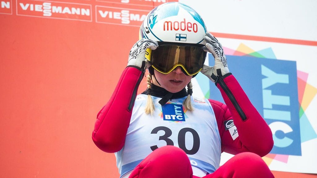 Julia Kykkänen oli paras suomalainen mäkihypyn normaalimäen kisassa.