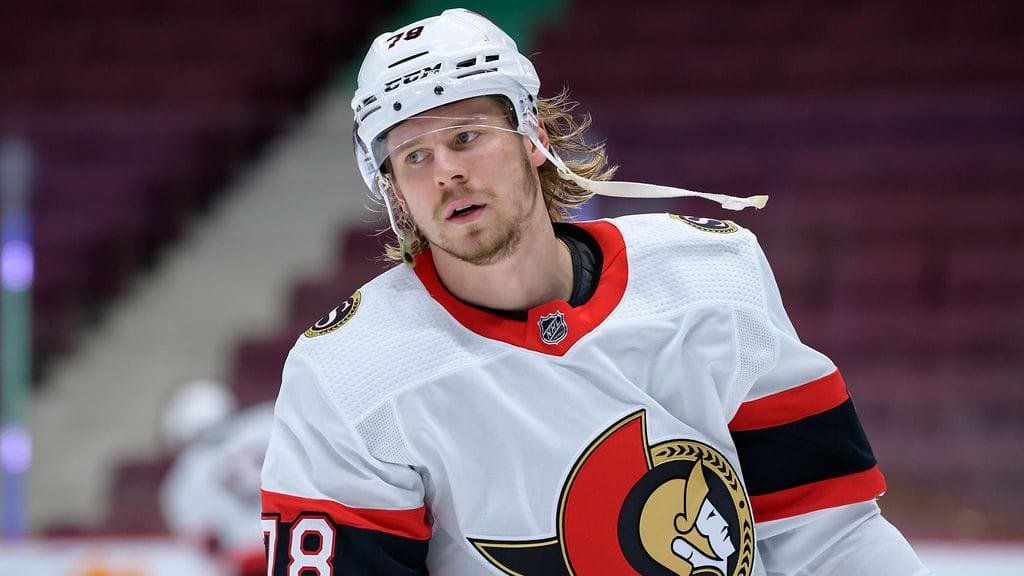 Filip Chlapik pelasi Ottawassa neljä runkosarjaottelua.