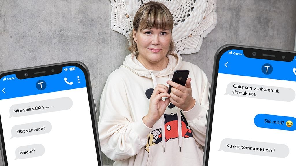 Tinderissä voi tulla vastaan kiinnostava tyyppi, jos toinenkin. Jos matchikin on saatu, on aika aloittaa keskustelu. Mutta miten?
Sannan kuva Petri Mast