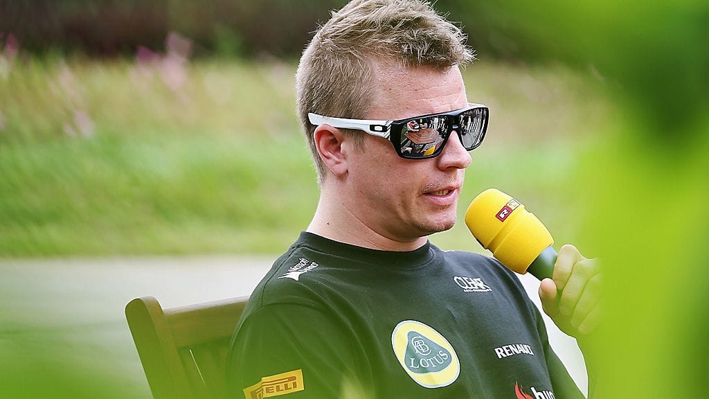 Tuttu näky: Kimi Räikkönen ja aurinkolasit.