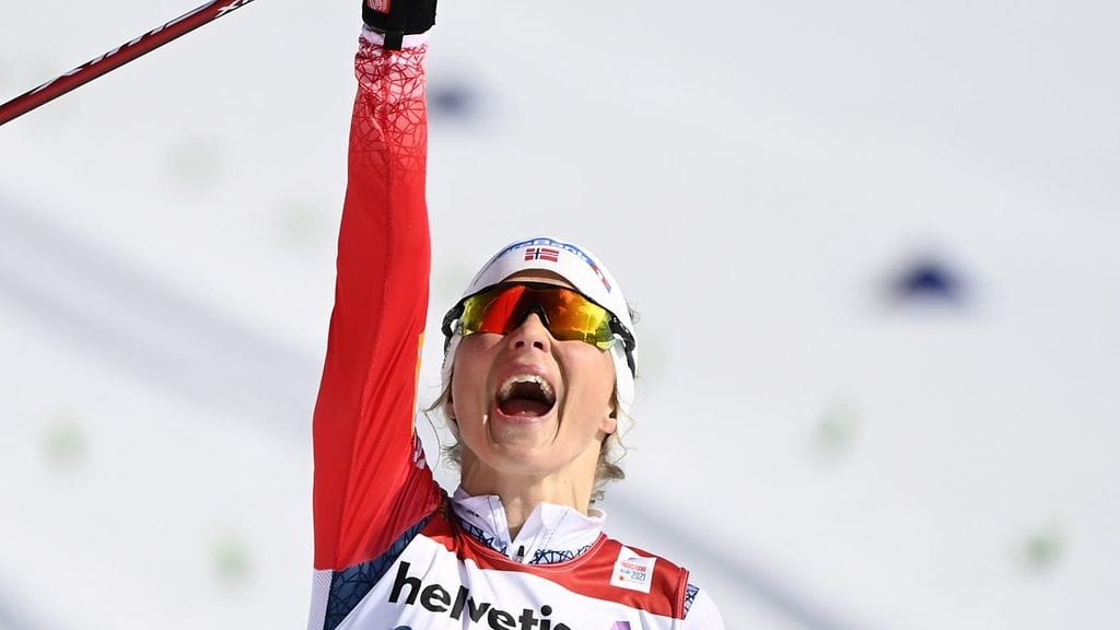 Therese Johaugin tunteet pääsivät valloilleen.