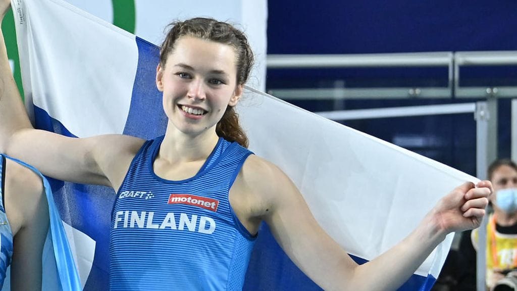 Ella Junnila voitti korkeushypyn EM-pronssia
