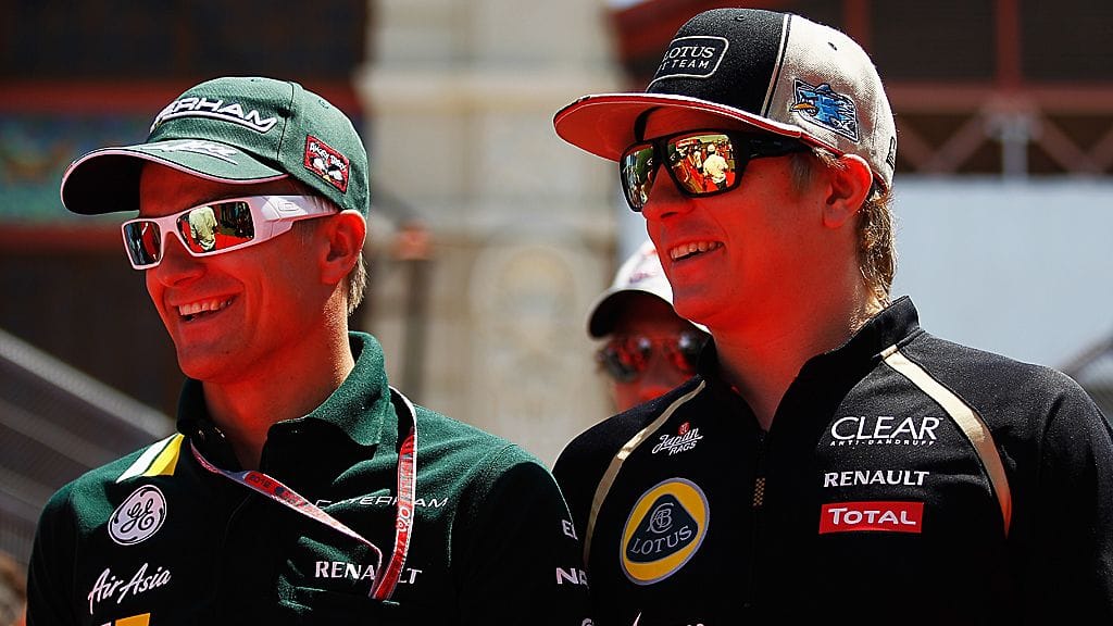 Heikki Kovalainen ja Kimi Räikkönen