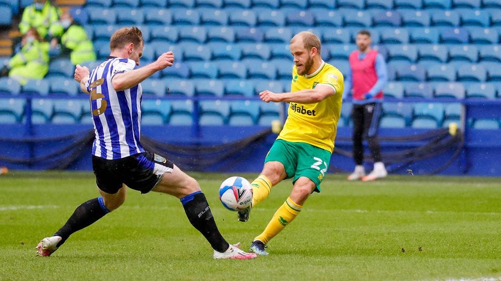 Teemu Pukki osui Sheffield Wednesdayta vastaan.