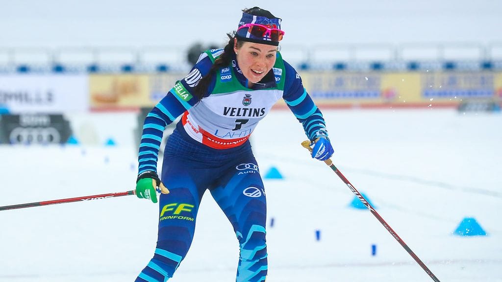 Krista Pärmäkoski päätti kautensa 17. sijaan. Arkistokuva.