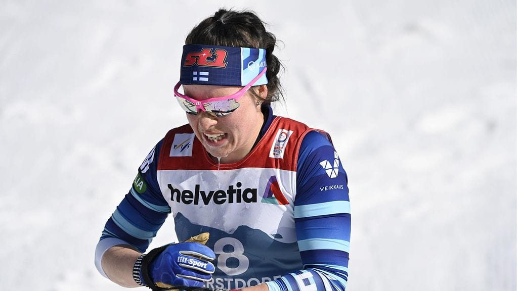 Krista Pärmäkoski koki hämminkiä moottorikelkasta.