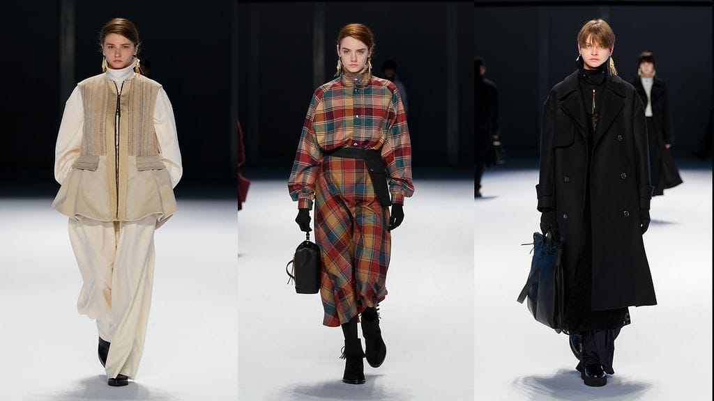 Kuura-tekstiilikuidusta valmistettuja vaatteita esitellään yleisölle Japanin muotiviikoilla.