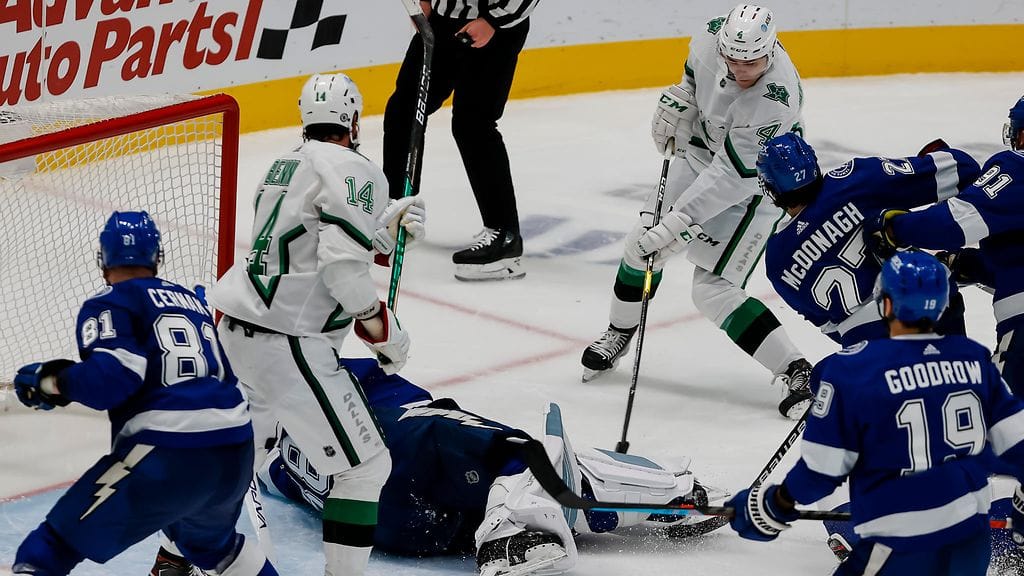 Miro Heiskanen teki maalinsa lähietäisyydeltä.