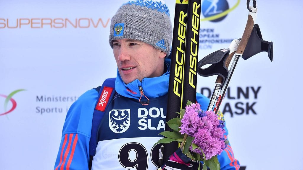 Aleksei Slepov voitti ampumahiihdossa kolme Euroopan mestaruutta.