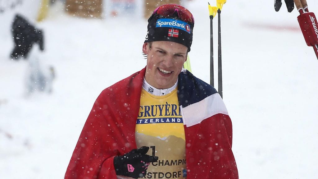 Johannes Hösflot Kläbo menestyi myös Oberstdorfin MM-kisoissa.