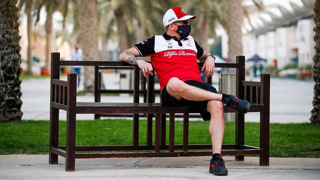 Kimi Räikkönen jaksaa ajella vaikka aina ei kulkisikaan.