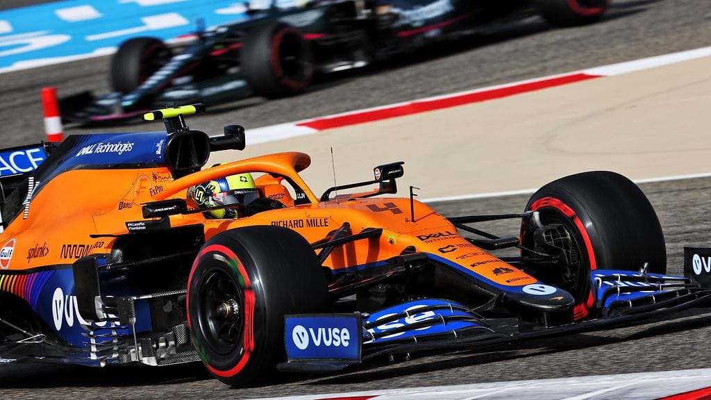 Lando Norris oli hyvässä vauhdissa perjantain harjoituksissa.