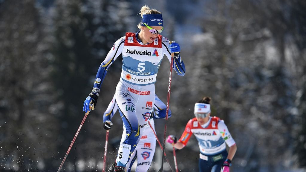 Frida Karlsson oli turhautunut 10 kilometrin kilpailun jälkeen.